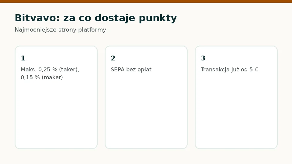 Bitvavo: trzy największe zalety platformy