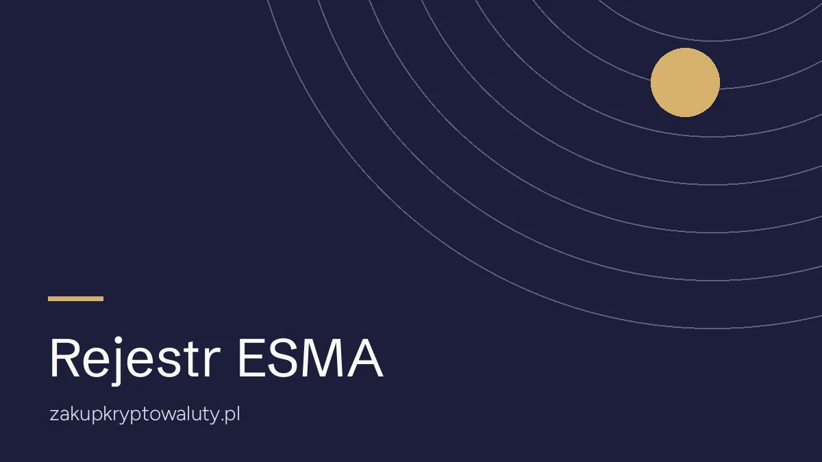 Sprawdzanie licencji MiCA platformy kryptowalutowej w rejestrze ESMA